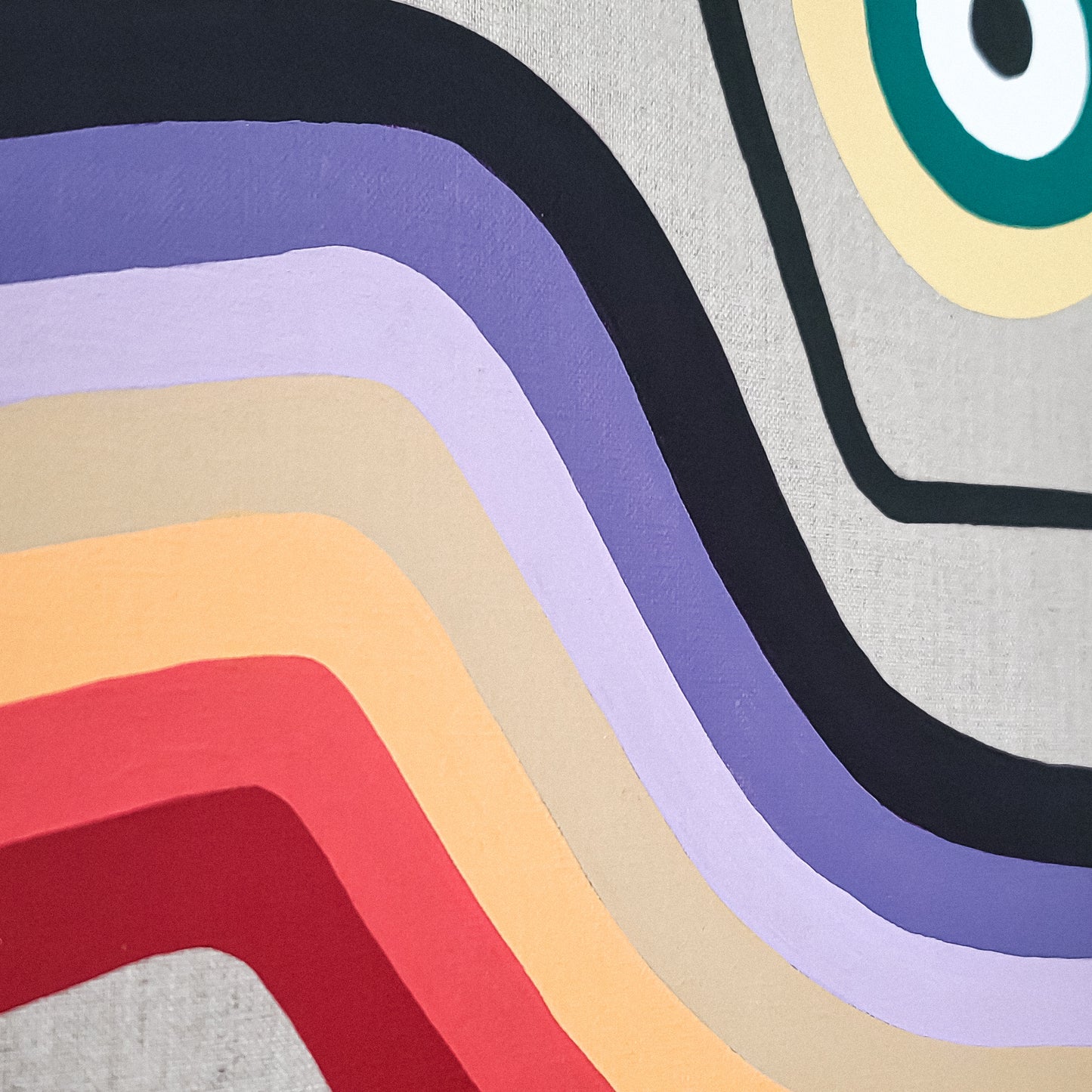 Rainbow Mountains - 38x46