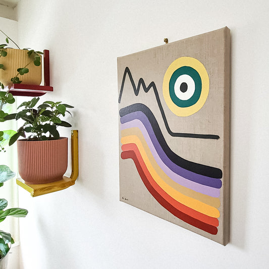 Rainbow Mountains - 38x46