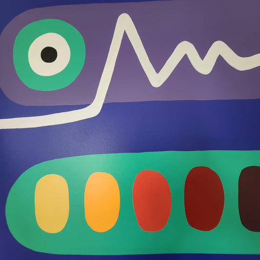 Purple Turtle - 80x100