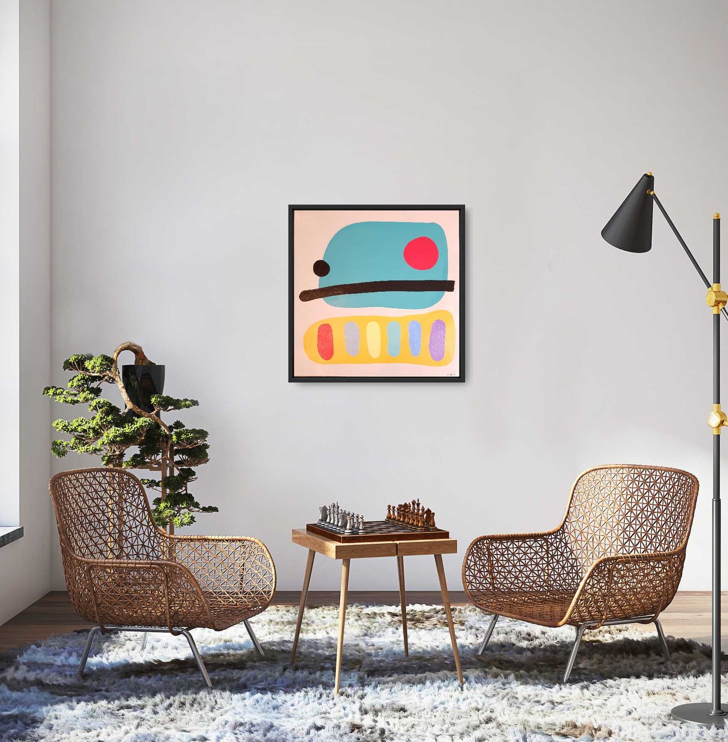 Blue Turtle - 70X70