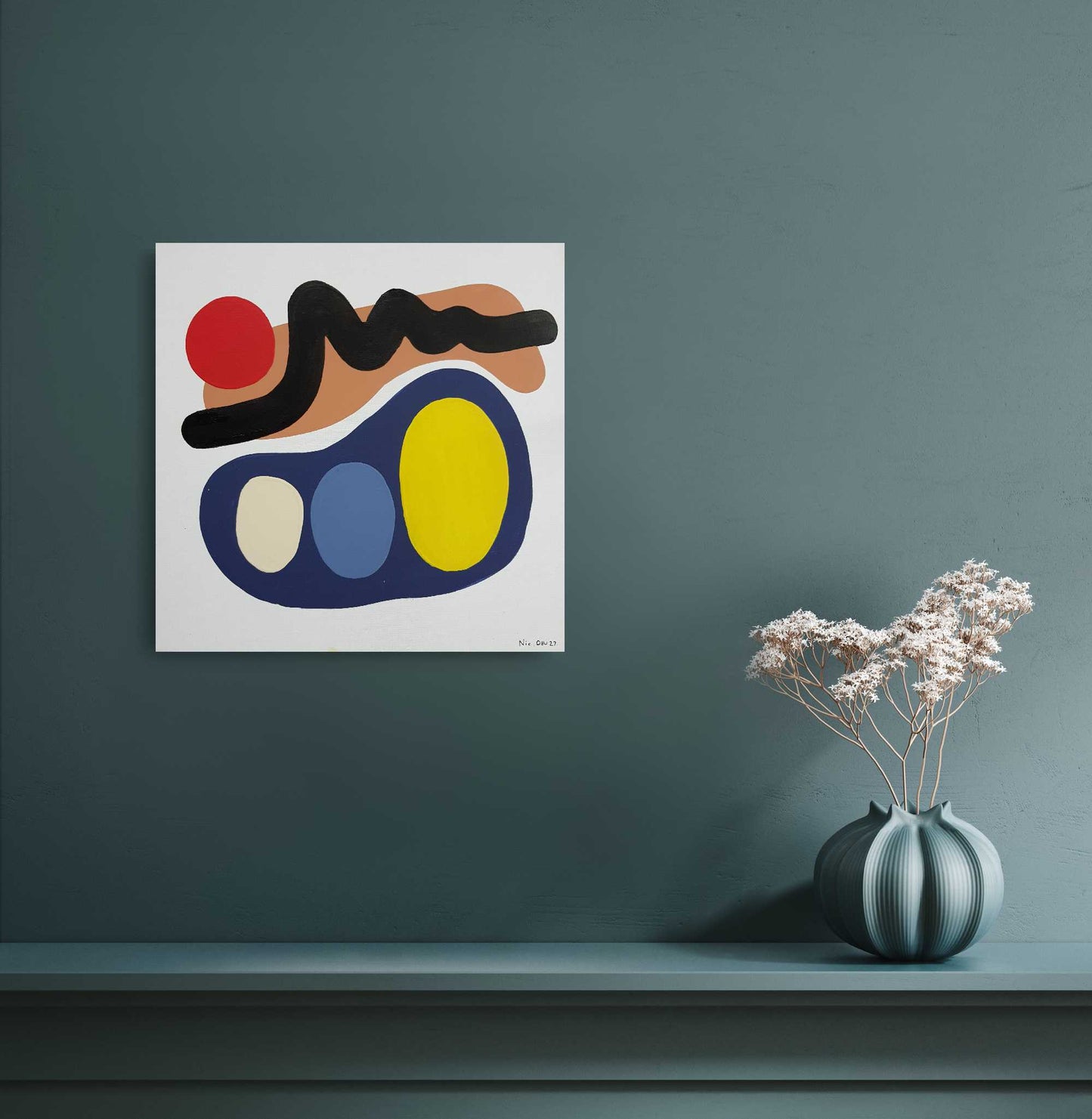 Sun Mountains & Colors - 40x40