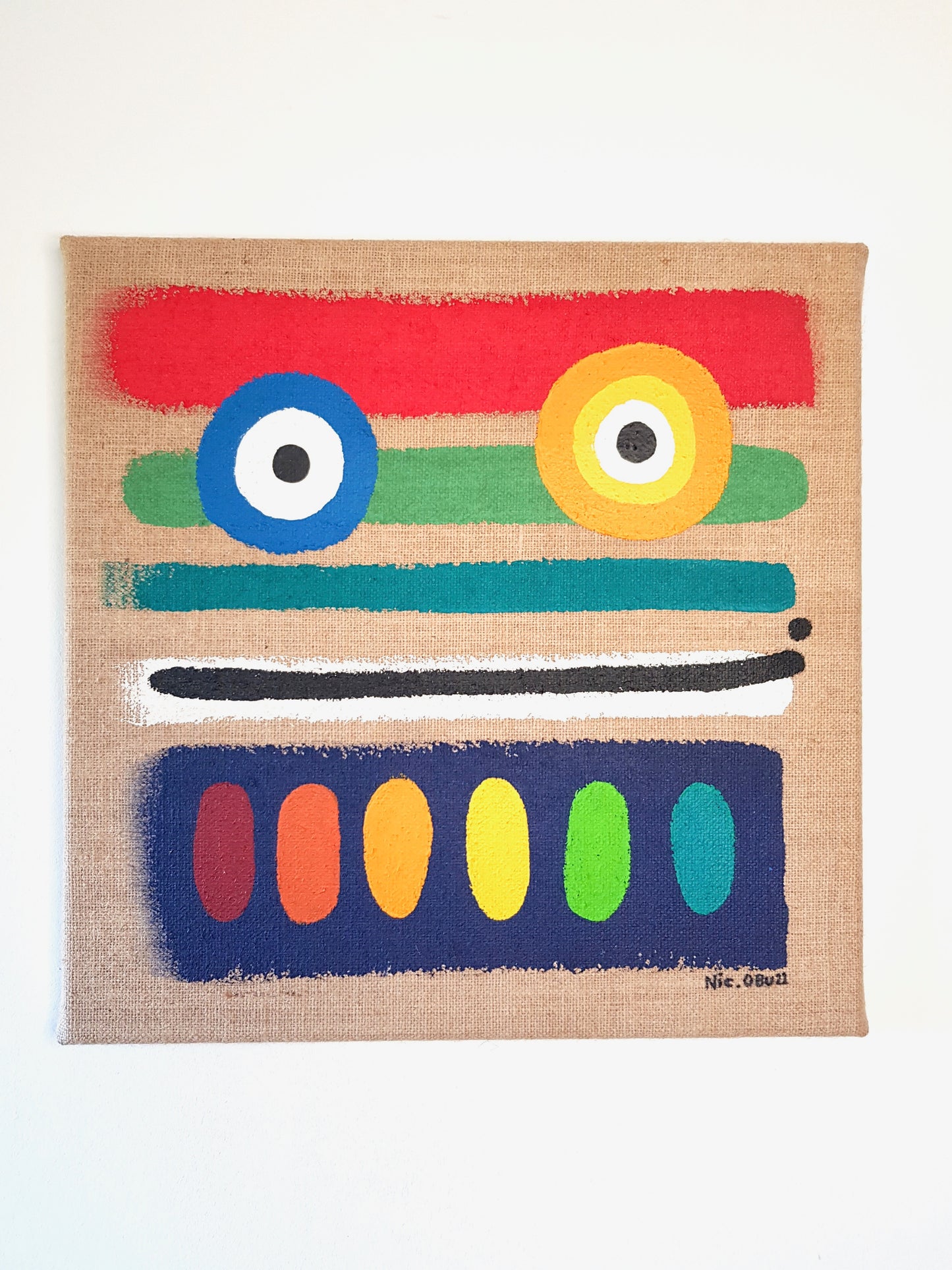 Happy Face - 40x40