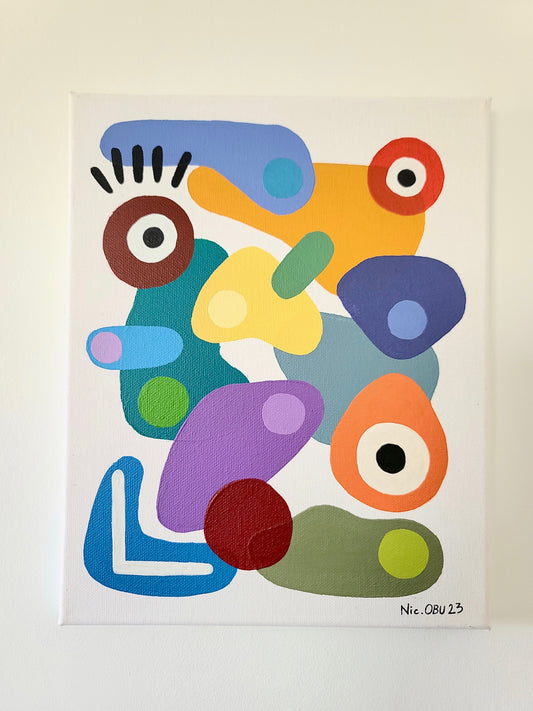 Colored Composition #1 - 30x24