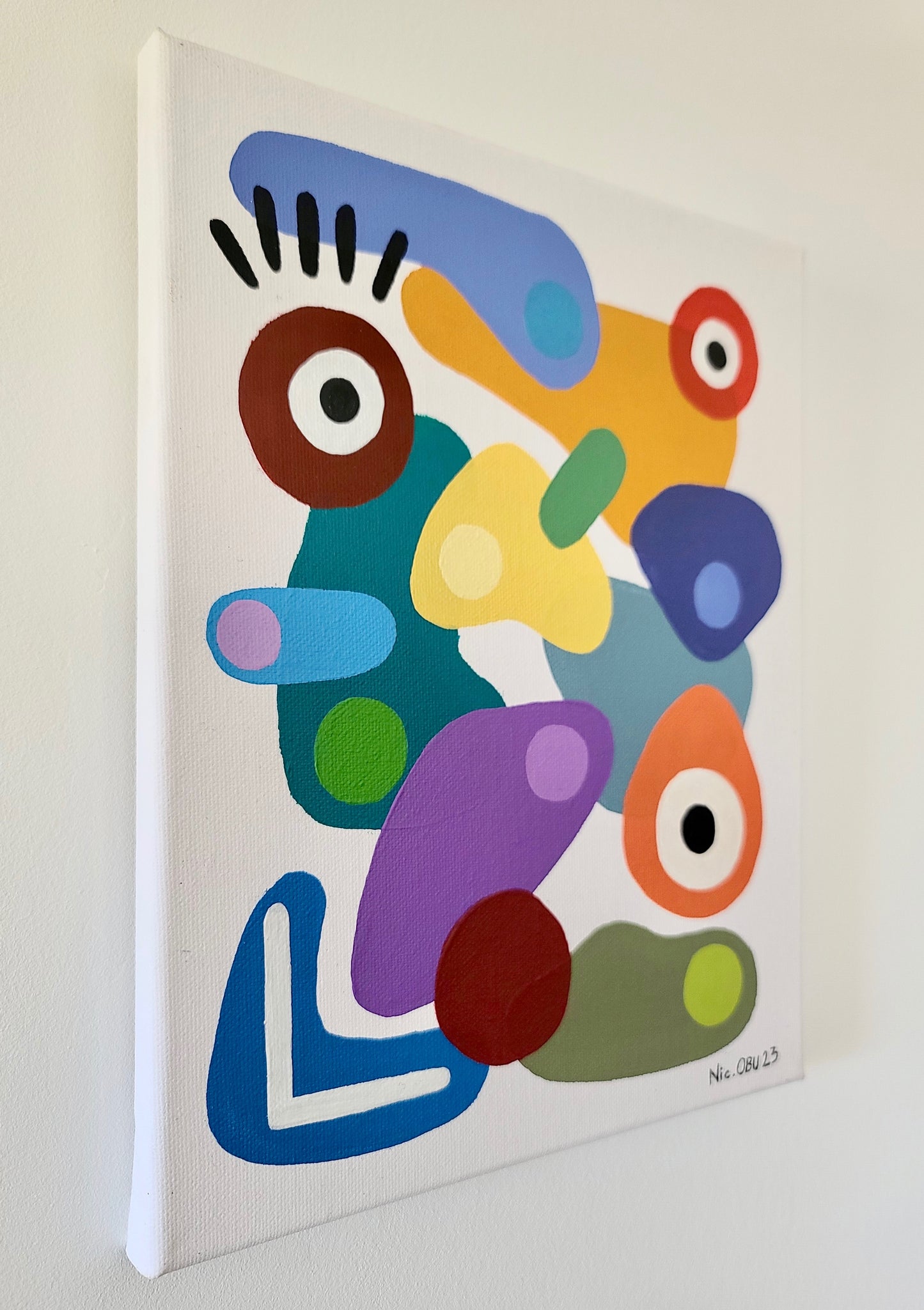 Colored Composition #1 - 30x24