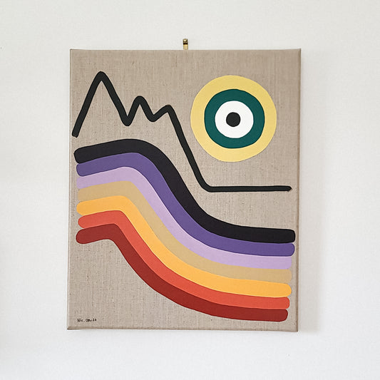 Rainbow Mountains - 38x46