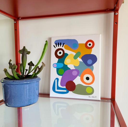 Colored Composition #1 - 30x24